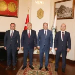 Yargı mensuplarından Vali Ziya Polat’a ziyaret