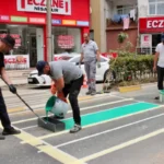 Yaya güvenliği için saha çalışması yapıldı