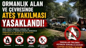 Kars'ta orman yangınlarına karşı sıkı tedbirler