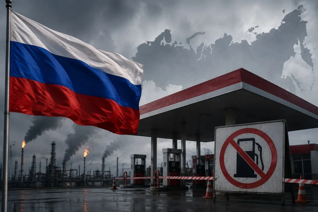 Rusya'da yakıt krizi: Novorossiysk'te benzin tükendi