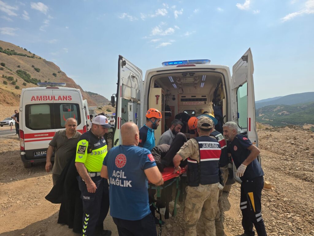 Bingöl-Erzurum kara yolunda trafik kazası: 3 yaralı