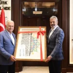 Binali Yıldırım HBB Başkanı Öntürk'ü ziyaret etti