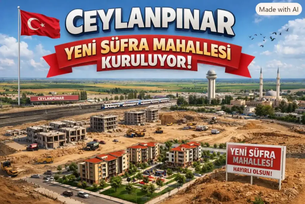 Ceylanpınar’da “Yeni Sufra Mahallesi” kuruldu