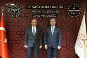 İl Sağlık Müdürü Berk’ten Sağlığın Geliştirilmesi Genel Müdürü Demirel’e ziyaret