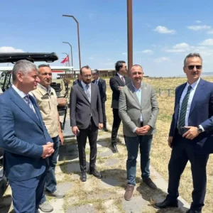 Millî Güvenlik Kurulu Genel Sekreteri Okay Memiş ve Savunma Sanayii Heyeti Kars'ta