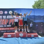 Türkiye Yol Bisikleti 8. Etap PYY Yarışı büyük heyecana sahne oldu