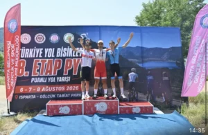Türkiye Yol Bisikleti 8. Etap PYY Yarışı büyük heyecana sahne oldu